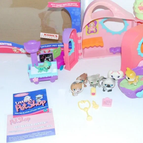 Littlest Pet Shop Kohls Get Better Center lot #'s 111 112 16 20 60 65 Super Rare